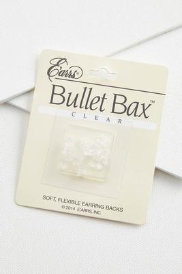 clear earring backs