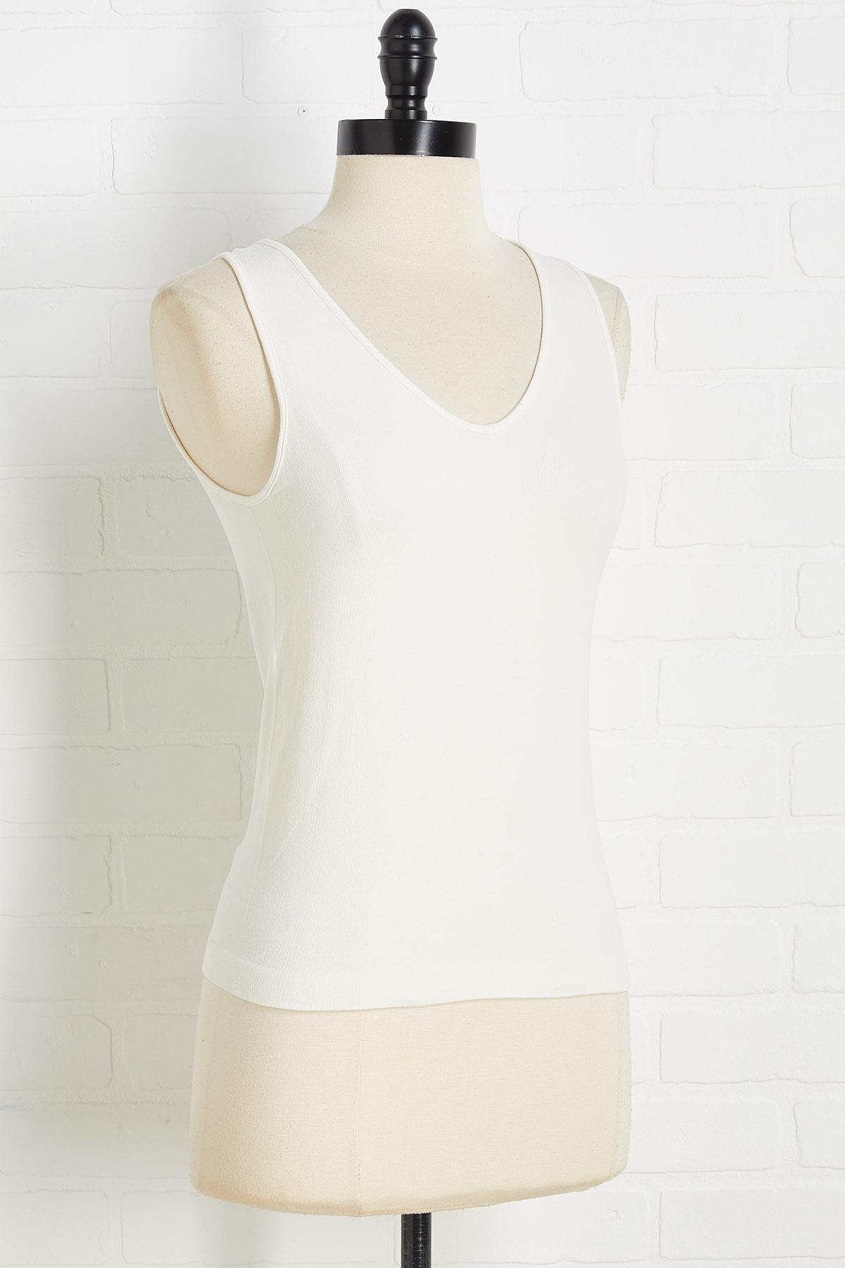 U Seamless Type Tank Top