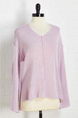 lilac in bloom sweater