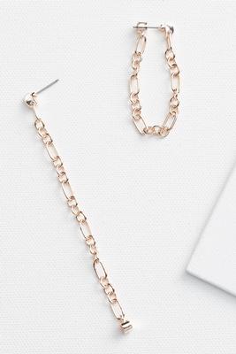 chain loop earrings