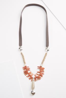 fringe pendant necklace