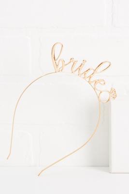 bride metal headband