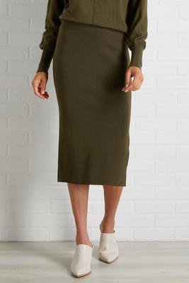 sweater season midi skirt