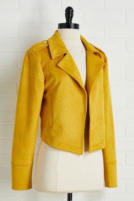 making the suede jacket
