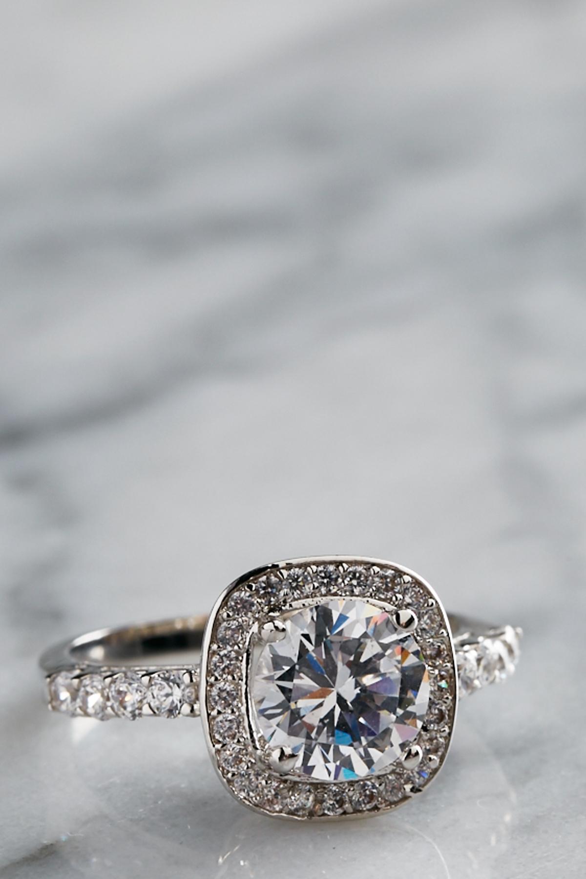 Cushion Cut Engagement Ring
