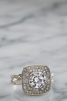 pave engagement ring