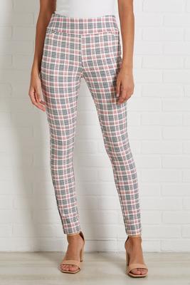 plaid about you leggings
