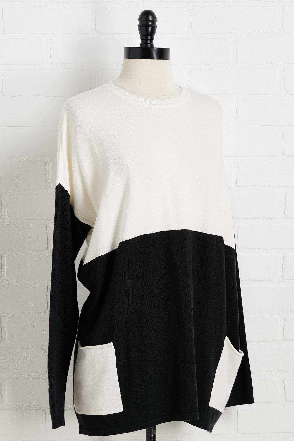 Versona | hand in my pocket tunic sweater