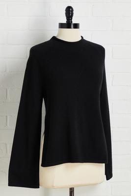 rolling with knit tunic sweater