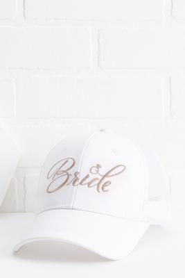 bride baseball hat