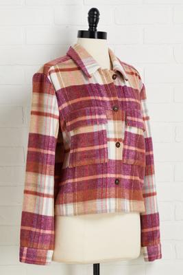 candy cane crush shacket