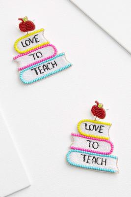 love to teach earrings