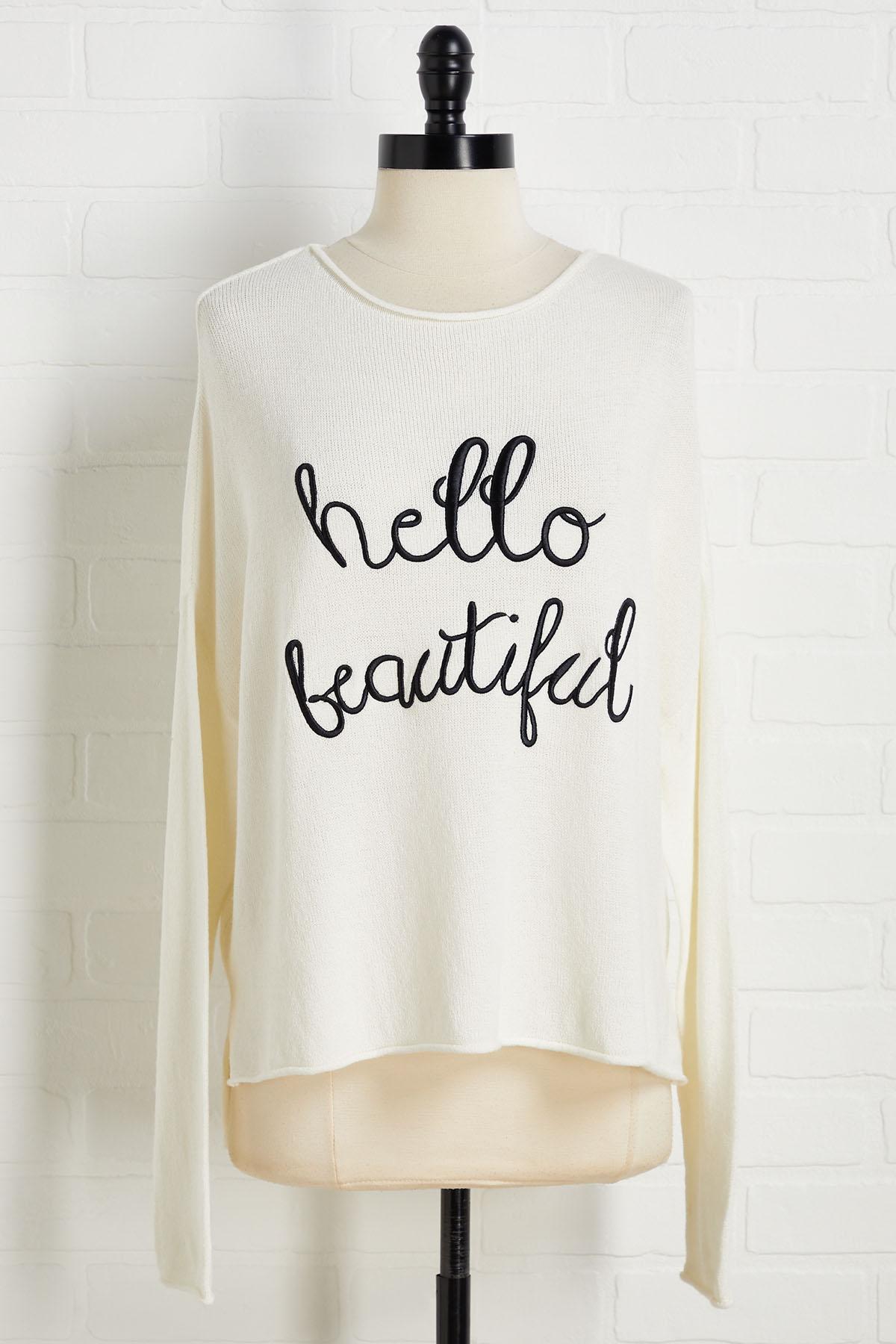 Versona | hello beautiful sweater