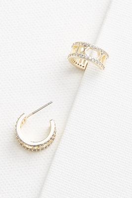 vi roman numeral hoop earrings