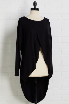 been too long tunic sweater