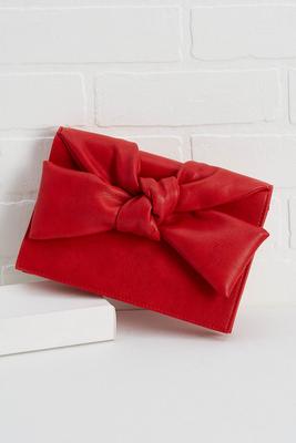  knotted bow clutch