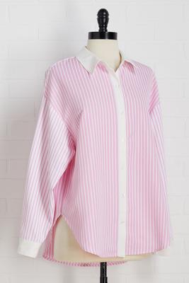 stripe white shirt