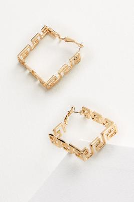 status upgrade hoop earrings