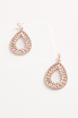cateye stone earrings
