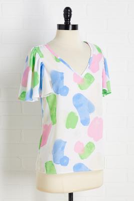 splash of color top