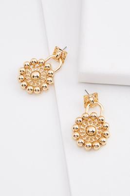 floral door knocker earrings