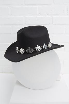metal band cowboy hat