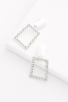 rhinestone clip earrings