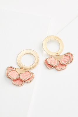 blushing blossom earrings