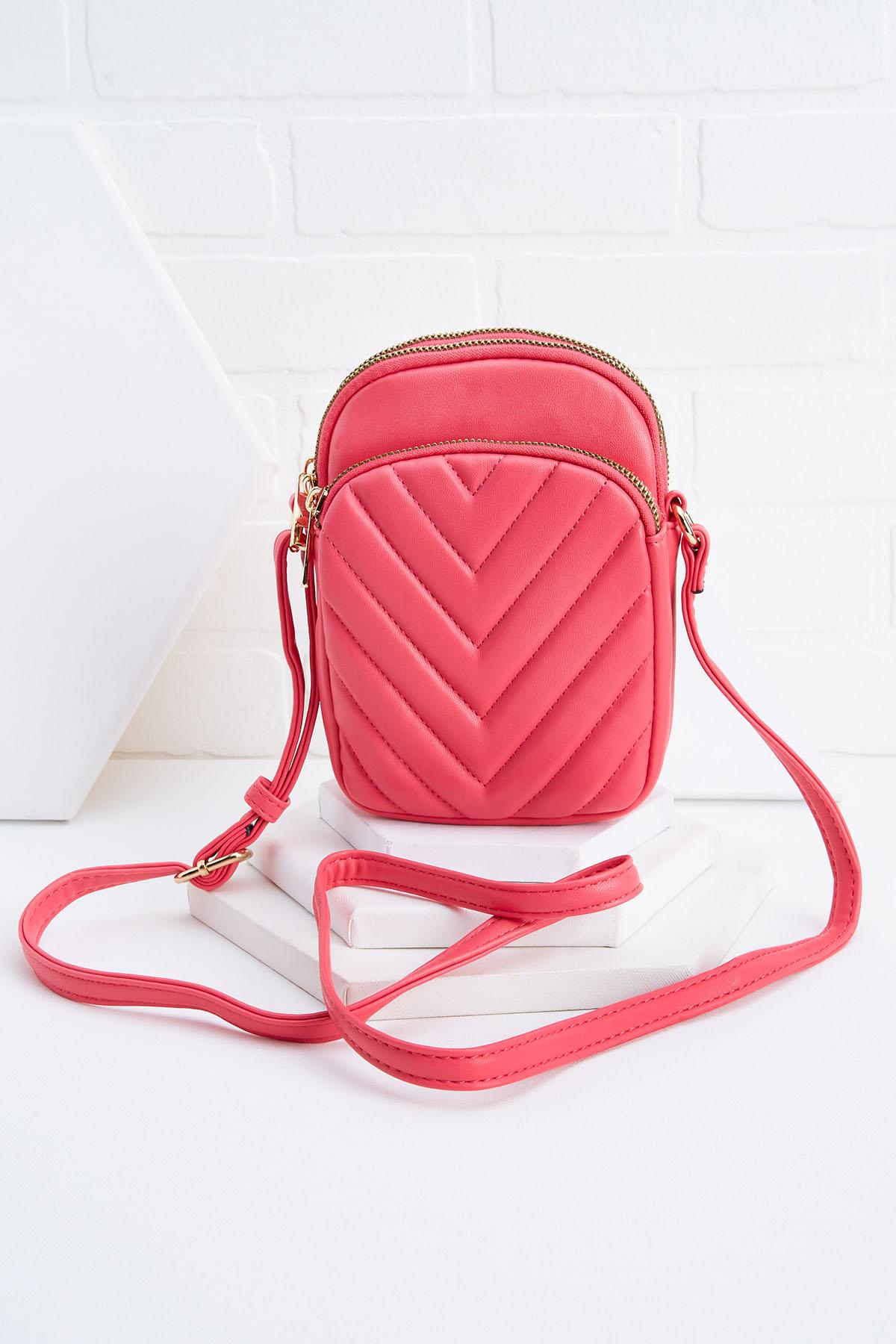 Versona pink quilted crossbody