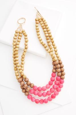 she`s glowing layered necklace