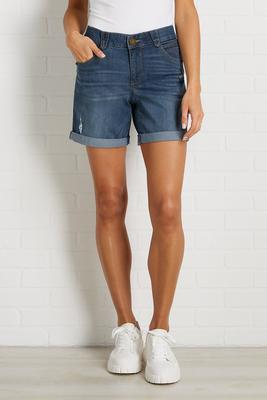 fit to flatter denim shorts