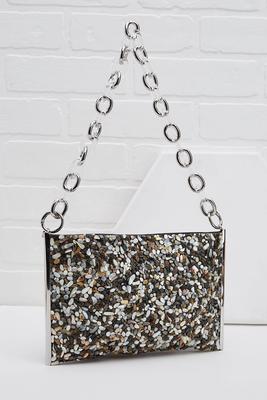 you`re my rock clutch-black