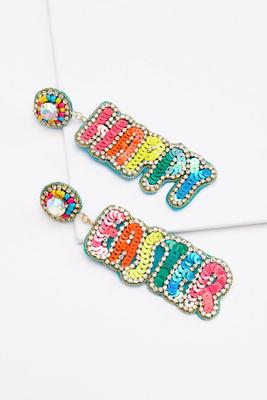 happy easter earrings 