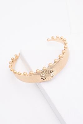 squash blossom cuff bracelet