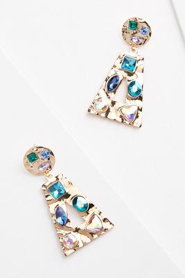 gem door knocker earrings