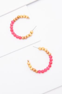 she`s glowing hoop earrings
