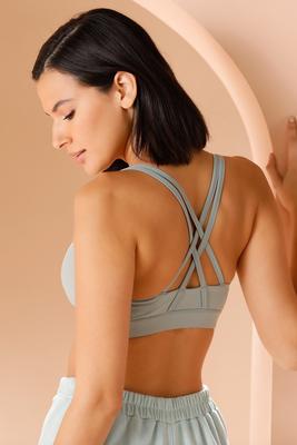 criss cross sports bra