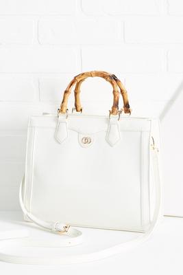 bamboo handle tote 