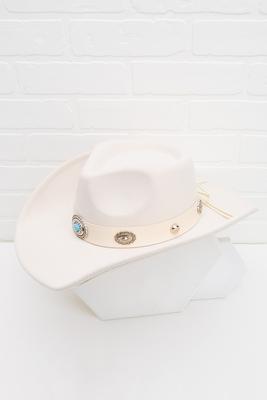 touch of turq cowboy hat