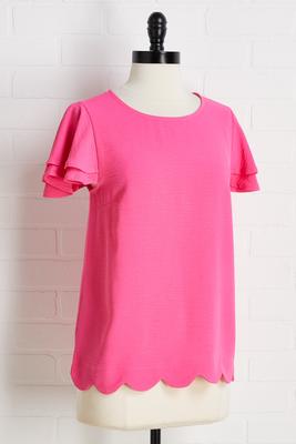 summer scallop top