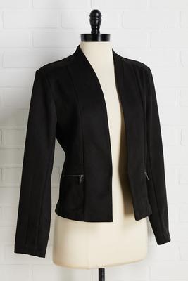 making the suede jacket