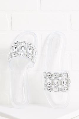 covered in crystals sandals