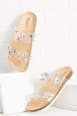 gem banded sandals