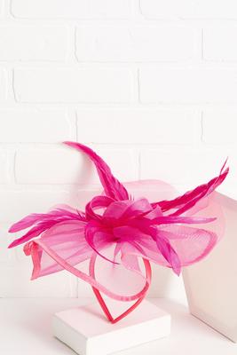 ruffles and feathers fascinator