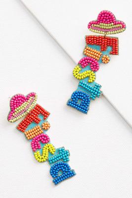 fiesta beaded earrings
