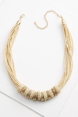 boho beaded necklace 