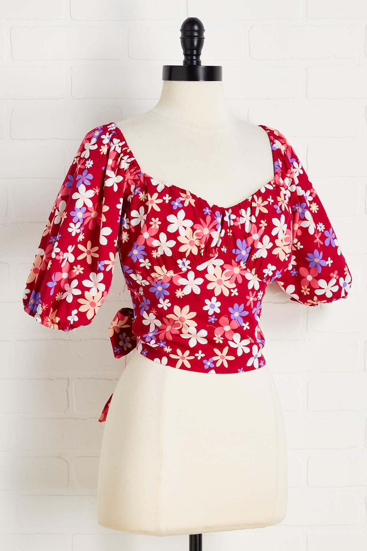 Versona | raspberry sangria top