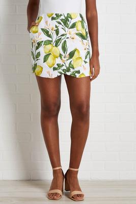 when life gives you lemons skort