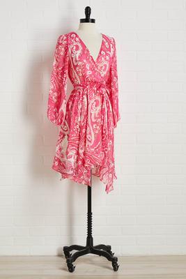 popping up paisley dress