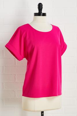 a wink to pink top